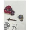 Image 3 : A Nice Vintage Pin Lot, Red Hat, Executive Seceratary Etc