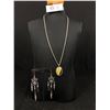 Image 1 : A Nice Silver Necklace and Pendant with Earrings