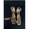 Image 2 : Very Fancy 1900's Wooden Roller Skates Circa 1910