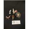Image 1 : Collection of Vintage Rhinestone Brooches, Pairs of Earrings and Pendant