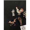 Image 2 : Collection of Vintage Rhinestone Brooches, Pairs of Earrings and Pendant