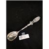 Image 1 : Vintage Crystal and Hallmarked Sterling Silver Serving Spoon 10.5" Long