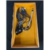 Image 2 : 1970's Gunther Mele Wood Jewel Box and Costume Jewlery Contents