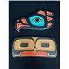Image 2 : 3 First Nations Signed Cedar Carvings- Largest is 13" Long
