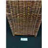 Image 2 : A Vintage 20 x 11 x 11" Lidded Wicker Basket