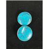 Image 2 : Vintage Large Plata Quad .925 Sterling Silver Turquoise Clip on Earrings