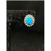 Image 2 : Antique Style 925 Sterling Silver Turquoise Earring with Secure Backs