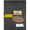 Image 1 : 1945 and 1954 Bicycle Plates and Vintage Cardboard Wonderbread Display