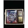Image 2 : A Collectible Tom Brady Lot Figure and Frame, Beer Pull and Red Flashing Light