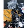 Image 2 : A Misc Lot of Camera Parts Including, Lenses, Lense Caps, Filters Etc