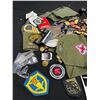Image 2 : A Nice Collectible Lot of Military Buttons, Patches, Etc