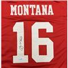 Image 2 : JOE MONTANA SIGNED 49ers PRO STYLE JERSEY (COA)