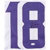 Image 2 : JUSTIN JEFFERSON SIGNED VIKINGS PRO STYLE JERSEY (JSA COA)