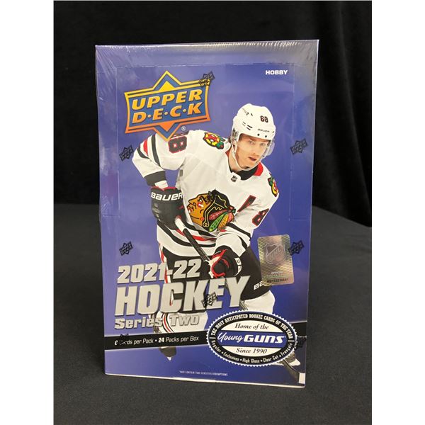 SEALED 2021-22 UPPER DECK SERIES 2 HOBBY BOX