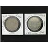 Image 1 : 1953 B SWITZERLAND 5 FRANCS .835 SILVER AND 10 DRACKMARS GREECE
