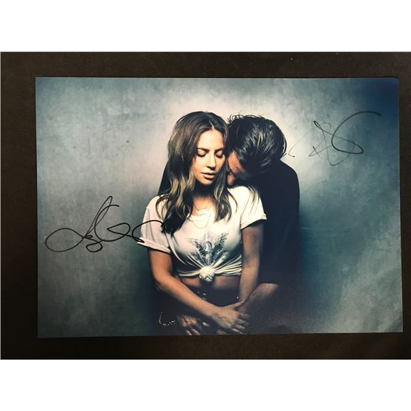 LADY GAGA AND BRADLEY COOPER SIGNED 8X10 PHOTO (RA COA)