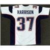 Image 1 : New England Patriots Rodney Harrison Autographed Blue Jersey (Beckett)