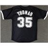 Image 1 : Chicago White Sox Frank Thomas Autographed Black Jersey (Beckett)