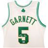 Image 2 : Boston Celtics Kevin Garnett Autographed White Authentic Mitchell & Ness Jersey (Beckett)