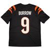 Image 1 : Cincinnati Bengals Joe Burrow Autographed Black Nike Limited Twill Jersey (Fanatics Holo)