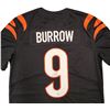 Image 2 : Cincinnati Bengals Joe Burrow Autographed Black Nike Limited Twill Jersey (Fanatics Holo)