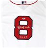 Image 2 : CARL YASTRZEMSKI SIGNED "TC 67" BOSTON RED SOX WHITE NIKE JERSEY (BECKETT COA)