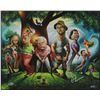 Image 1 : CHEVY CHASE "CADDYSHACK" SIGNED 16X20 O'KEEFE LITHOGRAPH (BAS)