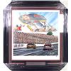 Image 1 : DALE EARNHARDT SR. SIGNED FRAMED POSTER (BECKETT LOA)