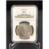 Image 1 : GRADED 1888 MORGAN SILVER DOLLAR NEW ORLEANS MINT (MS 63)