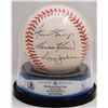 Image 1 : 500 HOME RUN CLUB OFFICIAL AL BASEBALL W/11 SIGNATURES MICKEY MANTLE & TED WILLIAMS (BAS)