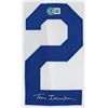 Image 2 : TOMMY LASORDA SIGNED WHITE PRO STYLE JERSEY (BAS)