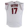 Image 1 : SHOHEI OHTANI SIGNED LA ANGELS WHITE NIKE BASEBALL JERSEY (FANATICS HOLO)