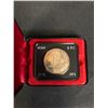 Image 1 : 1973  CANADIAN CASED SILVER DOLLAR .800 SILVER