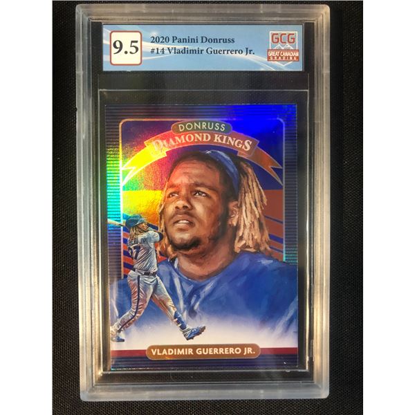 2020 PANINI DONRUSS NO. 14 VLADIMIR GUERRERO JR. (GCG 9.5)