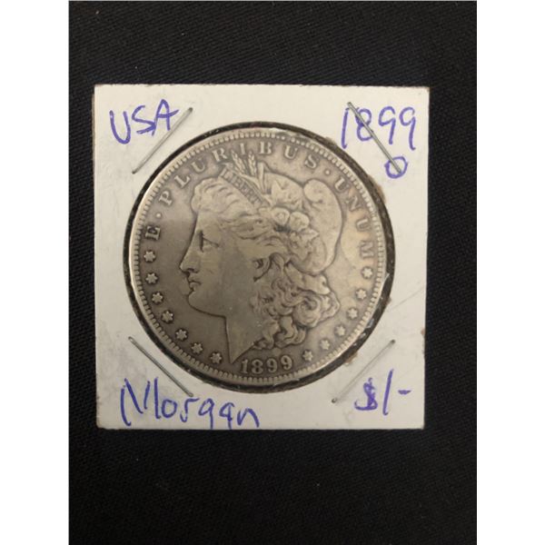 1899 USA MORGAN SILVER DOLLAR