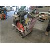 Image 2 : Rolling Husqvarna Walk Behind Concrete Floor Saw FS 520 w/ Honda Engine