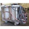 Image 1 : Rolling Allen Pressure System w/ Honda GX 160 Engine, Cage, Plastic Drums & Hoses