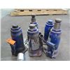 Image 2 : Qty 5 Bottle Jacks & 2 Tire Tools