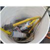 Image 8 : Qty 2 Broom Heads, Empire Long Metal Level, Grease Gun & Tubes, etc