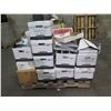 Image 2 : Pallet Multiple Boxes Office Supplies: Copy Paper, Binders, Rubber Bands, Staples, etc