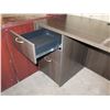 Image 3 : Wooden 'L' Shaped Desk w/ 3 Drawer Cabinet & Rolling Office Chair 78"x66"x29"H