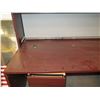 Image 2 : Wooden 'L' Shaped Desk w/ Two 3 Drawer Cabinet & Hutch Shelf 84"x72"x67"H