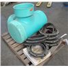 Image 1 : Multiple Iron Rings & 12" PVC 'T' Joint SDR35