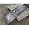Image 7 : Pallet Directional Signs, Sign Frames & Cemco 29981 PLS #62654 A-32 Steel Framing