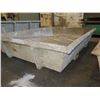 Image 3 : Metal Box w/ Forklift Pockets 97"x67"x18"H & Metal Barricade Railing