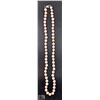 #66-FRESH WATER PEARL NECKLACE 17"/7-8MM