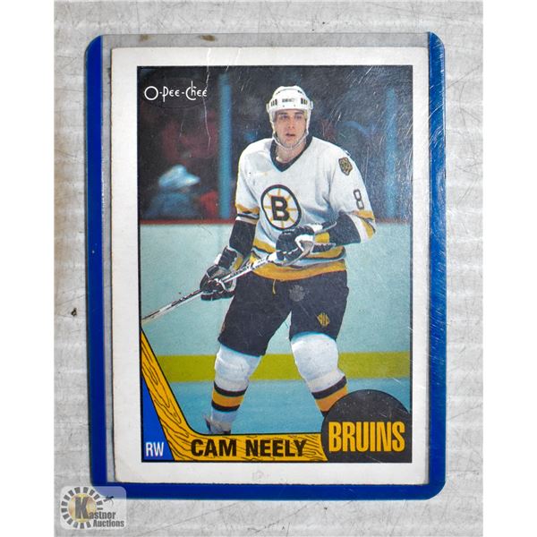 1987 O-PEE-CHEE RW CAM NEELY BRUINS HOCKEY CARD