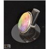 #66-NATURAL RAINBOW SOLAR QUARTZ RING SIZE 6