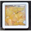 Image 1 : #58-NATURAL YELLOW AGATE ROUGH 91.65CT