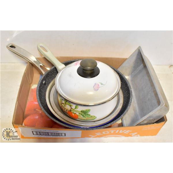 LOT OF CAMPING PANS